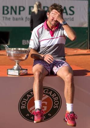 Stan Wawrinka (SUI) Herren Finale Tennis - French Open 2015 - Grand Slam ITF ATP Tennis Herren WTA Tennis Damen - Roland Garros - Paris - - France - 7 June 2015. Juergen Hasenkopf