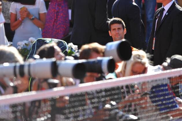 Novak Djokovic TENNIS : Tournoi de Roland Garros 2015 - 07 06 2015 TennisMagazine Panoramic 