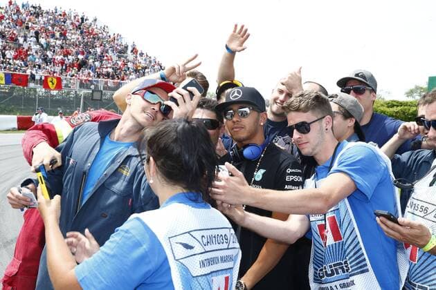 Motorsports: FIA Formula One World Championship WM Weltmeisterschaft 2015, Grand Prix of Canada, 44 Lewis Hamilton (GBR, Mercedes AMG Petronas Formula One Team), xHOCHxZWEIx