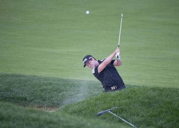 June 07 2015: Winner of the 2015 Memorial Tournament David Lingmerth during the final round of the Memorial Tournament held at the Muirfield Village Golf Club in Dublin, Ohio. GOLF: JUN 07 PGA Golf Herren - the Memorial Tournament - Final Round Icon150607048 EDITORIAL USE ONLY