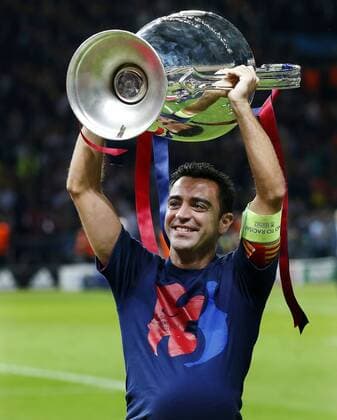 Xavi Hernandez of FC Barcelona Barca during the UEFA Champions League final match between Barcelona and Juventus on June 6, 2015 at the Olympic stadium in Berlin, Germany. Barcelona v Juventus Champions League final 2014 2015 xVIxxIVx 3950664
