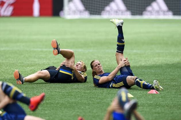 Aktuell Fußball, Damen, WM, Training Nationalteam Schweden June 7, 2015 - Winnipeg, KANADA - 150607 Schwedens Lotta Schelin - Training Schweden.. BILDBYRAN kod CS 57673 News - June 7, 2015  - ZUMAb138