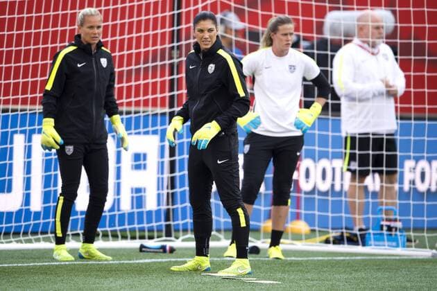 Aktuell Fußball, Damen, WM, Training und PK Nationalteam USA June 8, 2015 - Winnipeg - 150608 USA:s Hope Solo - Training USA. BILDBYRAN kod CS 57675 News - June 8, 2015  - ZUMAb138