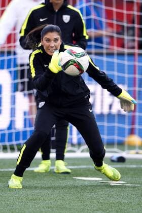 Aktuell Fußball, Damen, WM, Training und PK Nationalteam USA June 8, 2015 - Winnipeg - 150608 USA:s Hope Solo - Training USA. BILDBYRAN kod CS 57675 News - June 8, 2015  - ZUMAb138