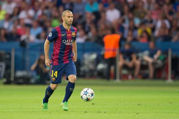 Samstag 06.06.2015, Fussball, Saison 2014 2015, UEFA Champions League Finale 2015 in Berlin, Juventus Turin - FC Barcelona Barca 1:3, Javier Mascherano (Barcelona) DeFodi001