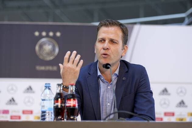 Sportlicher Leiter Oliver Bierhoff Pressekonferenz Nationalmannschaft, Fussball, DFB, 08.06.2015, Copyright: Schülerx xEibner-Pressefoto EP_jse