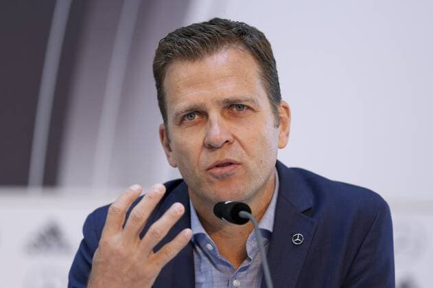 Sportlicher Leiter Oliver Bierhoff Pressekonferenz Nationalmannschaft, Fussball, DFB, 08.06.2015, Copyright: Schülerx xEibner-Pressefoto EP_jse