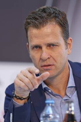 Sportlicher Leiter Oliver Bierhoff Pressekonferenz Nationalmannschaft, Fussball, DFB, 08.06.2015, Copyright: Schülerx xEibner-Pressefoto EP_jse