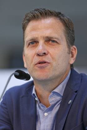 Sportlicher Leiter Oliver Bierhoff Pressekonferenz Nationalmannschaft, Fussball, DFB, 08.06.2015, Copyright: Schülerx xEibner-Pressefoto EP_jse