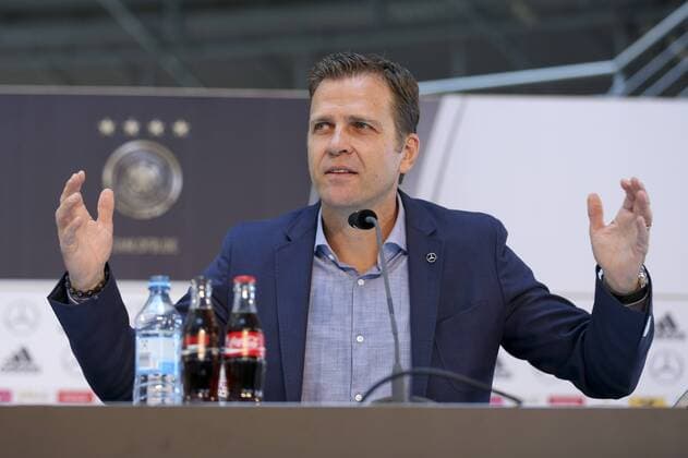 Sportlicher Leiter Oliver Bierhoff Pressekonferenz Nationalmannschaft, Fussball, DFB, 08.06.2015, Copyright: Schülerx xEibner-Pressefoto EP_jse
