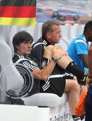 Köln, Fussball, DFB; Deutschland vs USA, MNational Mannschaft Training, 08.06.2015, Rheinenergiestadion Köln, Joachim Löw Trainer, Deutschland