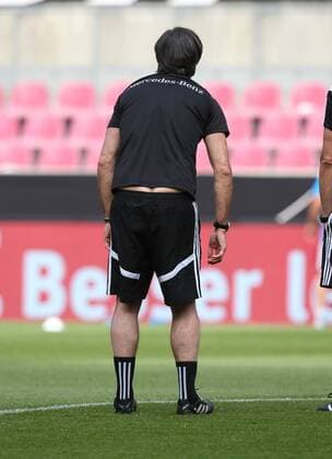 Aktuell Fußball, DFB, Training Nationalmannschaft Deutschland in Köln Köln, Fussball, DFB; Deutschland vs USA, MNational Mannschaft Training, 08.06.2015, Rheinenergiestadion Köln, Joachim Löw Trainer, Deutschland