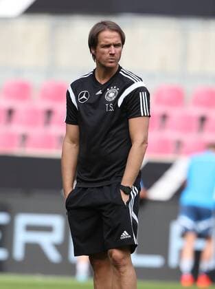 Aktuell Fußball, DFB, Training Nationalmannschaft Deutschland in Köln Köln, Fussball, DFB; Deutschland vs USA, MNational Mannschaft Training, 08.06.2015, Thomas Schneider Co-Trainer, Deutschland