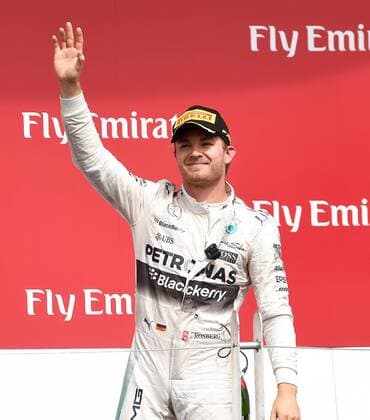 ROSBERG Nico F1 Team Mercedes AMG bei der Siegeehrung FIA Grosser Preis von Kanada 2015 in Montreal am 07. Juni 2015 in Montreal 