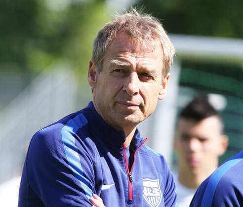 Training Amerikanische Nationalmannschaft in Düsseldorf 08.06.2015. -- Jürgen Klinsmann (Trainer USA Team ) Portriat