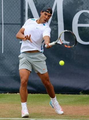 09.06.2015 ATP Tennis Herren Tour,Mercedes Cup Stuttgart , Tennis 09.06.2015,ATP Tour,Mercedes Cup Stuttgart,Tennis, Sport,im Bild: Rafael Nadal trainiert