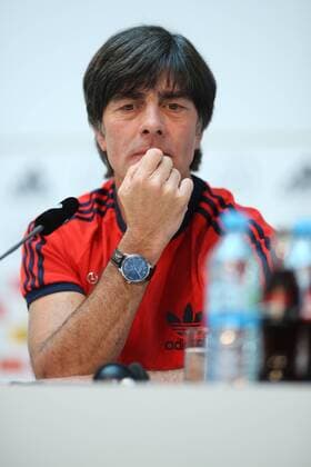National-, Bundestrainer Joachim Jogi Loew Pressekonferenz der A-Nationalmannschaft, Fussball, Freundschaftsspiel gegen USA, 09.06.2015, Copyright: Schueler Eibner-Pressefoto EP_JSE