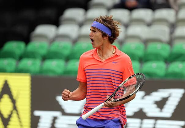 MercedesCup 2015 Deutschland, Stuttgart, 09.06.2015, Tennis, MercedesCup 2015, Stuttgart Weissenhof: Alexander Zverev.