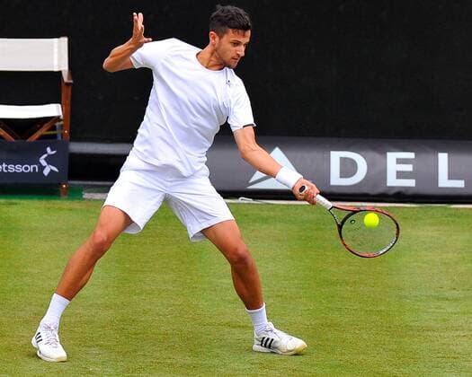 Mate PAVIC (CRO). Deutschland, Stuttgart: Tennis, MercedesCup 2015: 1. Runde am 09.06.2015, Center Court, TC Weissenhof.