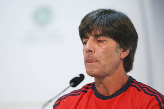 National-, Bundestrainer Joachim Jogi Loew Pressekonferenz der A-Nationalmannschaft, Fussball, Freundschaftsspiel gegen USA, 09.06.2015, Copyright: Schueler Eibner-Pressefoto EP_JSE