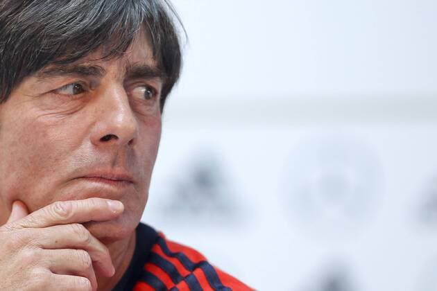 National-, Bundestrainer Joachim Jogi Loew Pressekonferenz der A-Nationalmannschaft, Fussball, Freundschaftsspiel gegen USA, 09.06.2015, Copyright: Schueler Eibner-Pressefoto EP_JSE