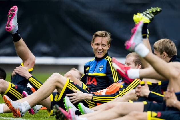 June 9, 2015 - Trelleborg, Sverige - 150609 Sweden s Ludwig Augustinsson den 9 juni 2015 ..Foto: PetterxArvidson BILDBYRAN kod PA 91158 News - June 9, 2015  - ZUMAb138