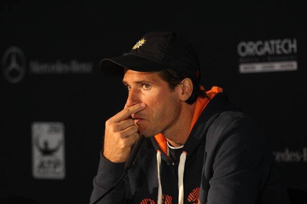 Tommy Haas ( GER ) Bei der PK Mercedes-Cup, Tennis, ATP Tennis Herren World Tour, 09.06.2015, Foto:Langer Eibner Copyright: Langer Eibner-Pressefoto EP_HLR