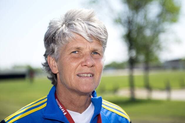June 9, 2015 - Winnipeg, Kanada - 150609 Sweden - Pia Sundhage - Swedish National Team Training - den 9 juni 2015 i Winnipeg..Foto: CarlxSandin BILDBYRAN kod CS 57679 News - June 9, 2015  - ZUMAb138