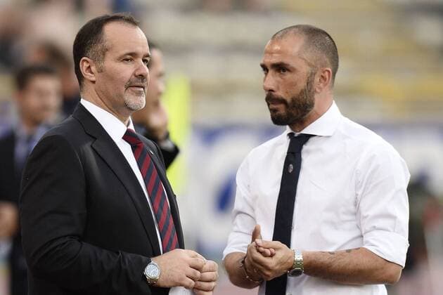Bologna, 09.06.2015 - Serie B 2014 2015 - FC Bologna vs Delfino Pescara 1936 - Joey Saputo-Marco Di Vaio 