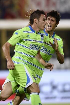 Bologna, 09.06.2015 - Serie B 2014 2015 - FC Bologna vs Delfino Pescara 1936 - esultanza gol Cristian Pasquato 