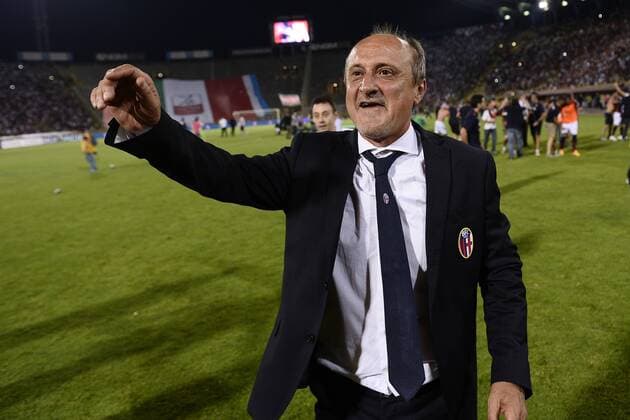 Aktuell Fußball, Italien, Serie B Playoffs, FC Bologna gelingt Wiederaufstieg in die Serie A Bologna, 09.06.2015 - Serie B 2014 2015 - FC Bologna vs Delfino Pescara 1936 - Delio Rossi 