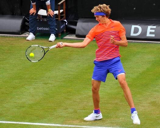 Alexander ZVEREV (GER). Deutschland, Stuttgart: Tennis, MercedesCup 2015: 2. Runde am 10.06.2015, Center Court, TC Weissenhof.