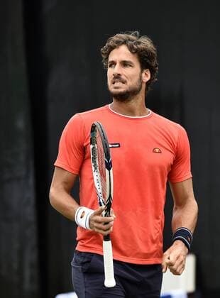 Feliciano Lopez (ESP) Jubel Emotion Freude über Punktgewinn 10.06.2015 Tennis Mercedes-Cup Stuttgart Weißenhof TC Weissenhof Mercedescup Mercedes Cup 06.06..-14.06.2015 Mercedes-Cup Stuttgart Weißenhof 2015