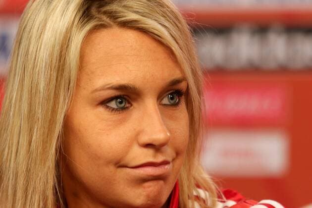 Lena Goeßling ( Lena Goessling , Deutschland), Porträt, Portrait, vor dem Spiel Deutschland (Germany) gegen Norwegen (Norway, Norge), Fussball, FIFA Frauen-WM 2015, Pressekonferenz, xozx