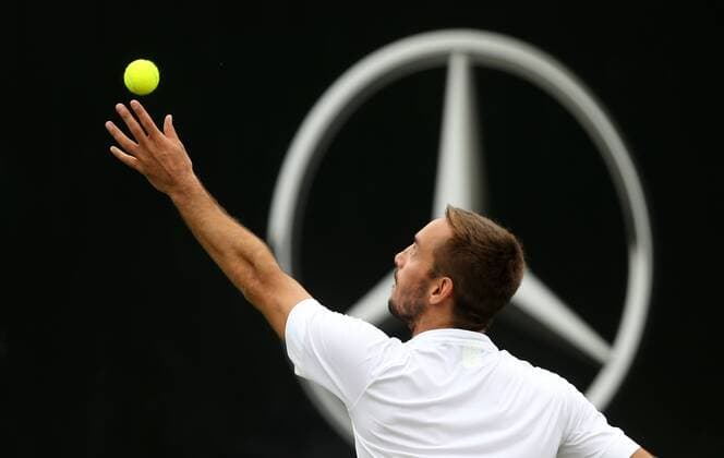 Stuttgart , Tennis Weissenhof Mercedes Cup 2015, Viktor Troicki (SRB)