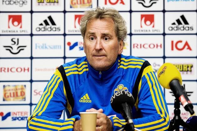 Aktuell Fußball, Nationalteam Schweden, Pressekonferenz Nationaltrainer Hamren June 10, 2015 - Stockholm, Sweden - 150610 Sweden coach Erik Hamren den 10 juni 2015 i Stockholm..Foto: Meli Petersson Ellafi BILDBYRAN COP 162 News - June 10, 2015  - ZUMAb138