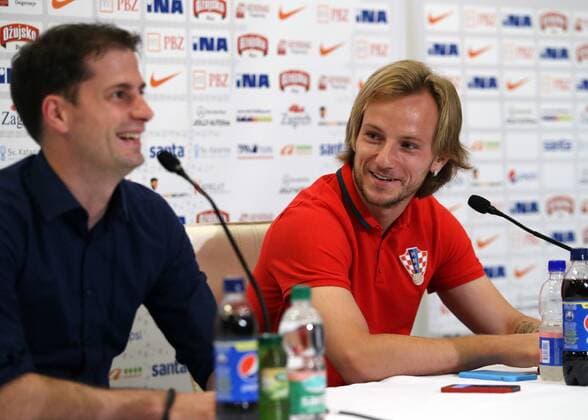 Croatian national team Nationalteam press conference PK Pressekonferenz 10.06.2015., Croatia, Split - Press Conference of the Croatian national team ahead of the upcoming qualifying matches with Italy on Poljud. Ivan Rakitic.  IvoxCagalj PIXSELL