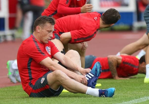 Croatian national football team training 10.06.2015., Croatia, Split - Croatian national football team training in preparations for the upcoming qualifying matches with Italy in Poljud. Ivica Olic.  IvoxCagalj PIXSELL