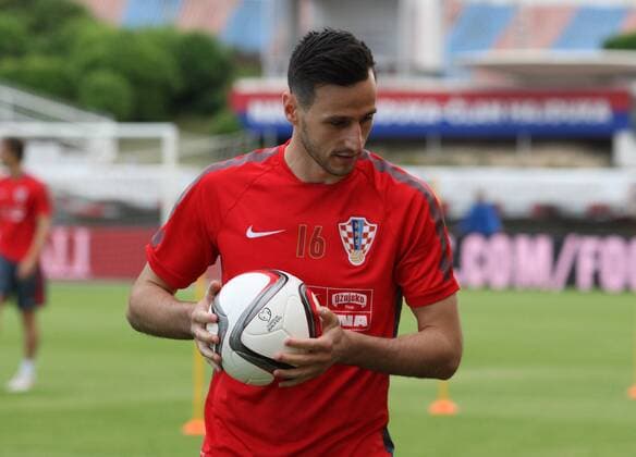 Croatian national football team training 10.06.2015., Croatia, Split - Croatian national football team training in preparations for the upcoming qualifying matches with Italy in Poljud. Nikola Kalinic.  IvoxCagalj PIXSELL