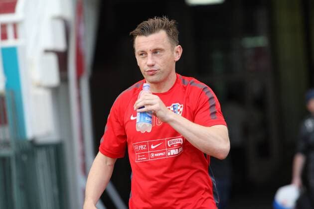 Croatian national football team training 10.06.2015., Croatia, Split - Croatian national football team training in preparations for the upcoming qualifying matches with Italy in Poljud. Ivica Olic.  IvoxCagalj PIXSELL