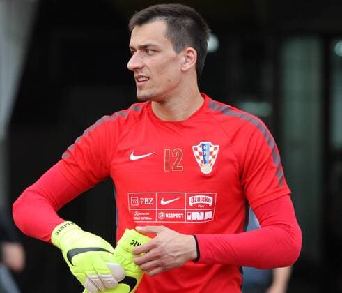 Croatian national football team training 10.06.2015., Croatia, Split - Croatian national football team training in preparations for the upcoming qualifying matches with Italy in Poljud. Lovre Kalinic.  IvoxCagalj PIXSELL