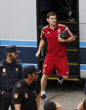 Aktuell Fußball, Training Nationalteam Spanien Entrenamiento de Espana en Las Rozas. Iker Casillas. Spain s national team Nationalteam training session in Las Rozas. In this picture, Iker Casillas. x 