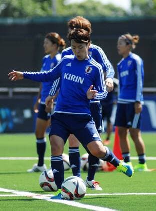 (150611) -- VANCOUVER, June 10, 2015 -- Players of Japan attend a training session in Vancouver, Canada on June 10, 2015. Japanese women s national soccer team will play Cameroon in the Group C match of 2015 FIFA Women s World Cup on June 12. ) (SP)CANADA-VANCOUVER-FIFA-WOMEN S WORLD CUP-JAPAN-TRAINING SergeixBachlakov 