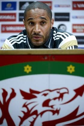 - CARDIFF, UNITED KINGDOM: Wales Ashley Williams pictured during a press conference PK Pressekonferenz of the Welsh national soccer team, Thursday 11 June 2015, in Cardiff, Wales, United Kingdom. The Welsh team plays against Belgian national soccer team Red Devils in a Euro 2016 qualification game on Friday. DIRKxWAEM  x04640473x
