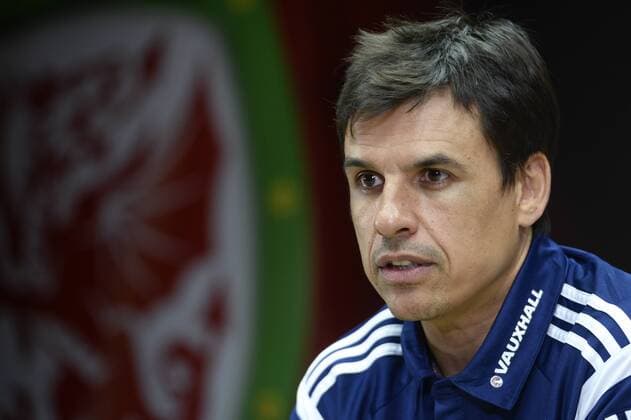 - CARDIFF, UNITED KINGDOM: Wales Head Coach Chris Coleman pictured during a press conference PK Pressekonferenz of the Welsh national soccer team, Thursday 11 June 2015, in Cardiff, Wales, United Kingdom. The Welsh team plays against Belgian national soccer team Red Devils in a Euro 2016 qualification game on Friday. DIRKxWAEM  x04640476x
