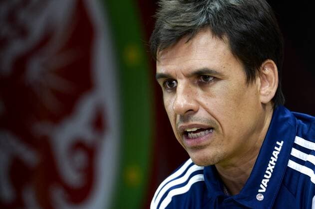 - CARDIFF, UNITED KINGDOM: Wales Head Coach Chris Coleman pictured during a press conference PK Pressekonferenz of the Welsh national soccer team, Thursday 11 June 2015, in Cardiff, Wales, United Kingdom. The Welsh team plays against Belgian national soccer team Red Devils in a Euro 2016 qualification game on Friday. DIRKxWAEM  x04640481x