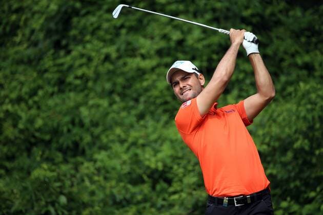 GOLF - Lyoness Open 2015 ATZENBRUGG,AUSTRIA,11.JUN.15 - GOLF - PGA Golf Herren European Tour, Lyoness Open, Diamond Country Club. Image shows Moritz Lampert (GER). GEPAxpictures xDanielxGoetzhaber
