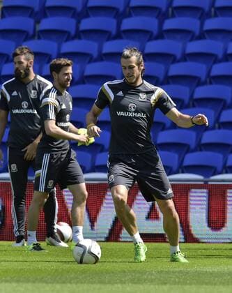Gareth Bale - Fussball, Training Nationalteam Wales - Cardiff - 11 06 2015 PhotoNews Panoramic 
