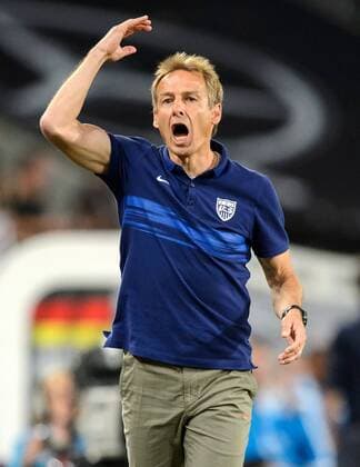 10. Juni 2015: Koeln, Fussball Testspiel: Deutschland - USA: Trainer Juergen Klinsmann (USA) .