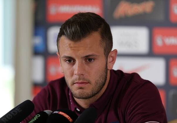Aktuell Fussball, PK Nationalteam England England s Jack Wilshere during his press conference PK Pressekonferenz England Training & Press Conference- Watford Training Ground - England - 11th June 2015 - Picture David Klein Sportimage EDITORIAL USE ONLY. No use with unauthorised audio, video, data, fixture lists, club league logos or live services. Online in-match use limited to 120 images, no video emulation. No use in betting, games or single club league player publications.